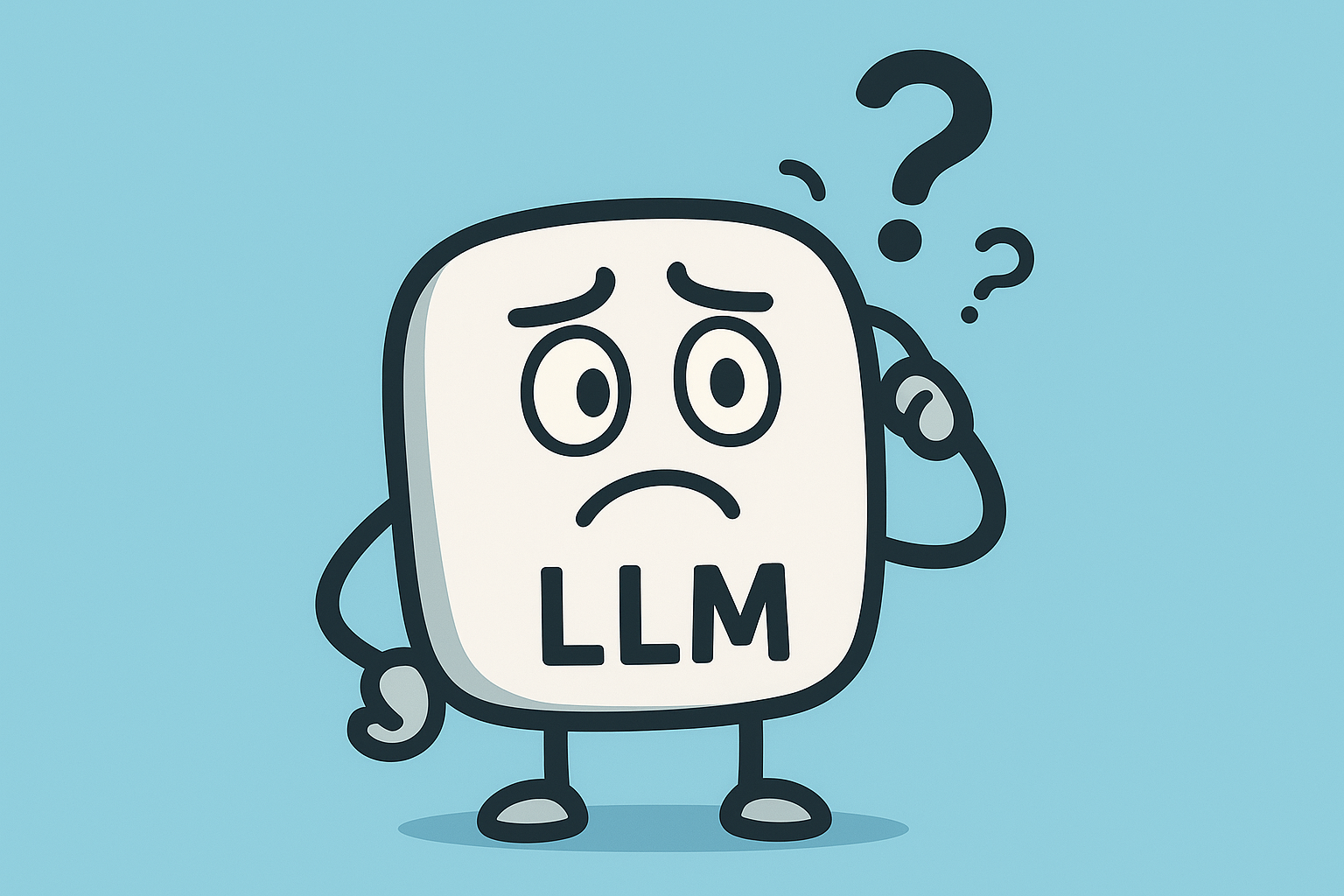 Check out little model uncertain ... They've got to flip coins, sometimes, too. Cartoonish indecisive LLM